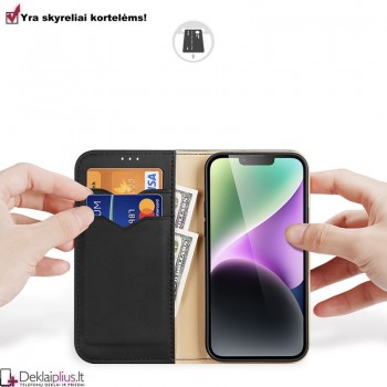 Dux Ducis Hivo odinis dėklas - juodas (Apple Iphone 15)